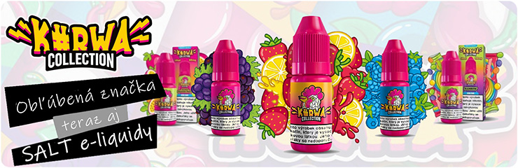 nové salt e-liquidy od KURWA