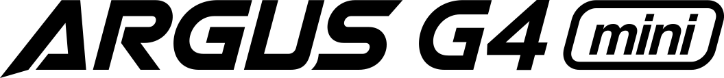 argus g4 logo black white