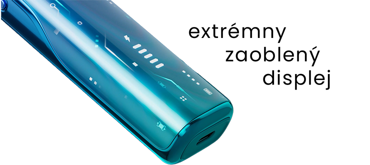 celoobrazovkový displej obopína prednú a bočnú stranu zariadenia