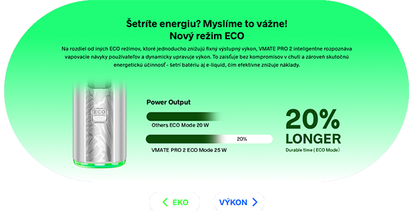 ukážka nových režimov