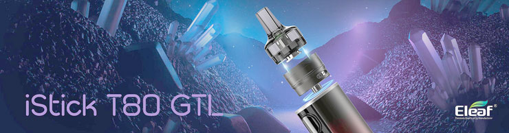 istick T80 s novým clearomizérom GTL Pod Tank