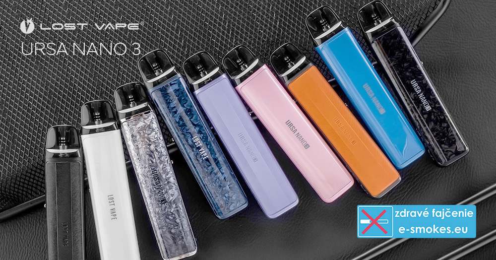 Lost Vape URSA Nano 3 Pod 1200mAh Silk Blue Lost Vape URSA Nano 3 Pod 1200mAh Silk Blue