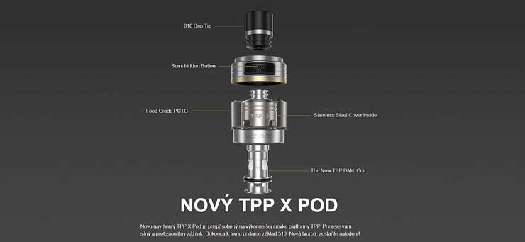 VOOPOO žeraviaca hlava TPP-DM2 - 0,2 ohm