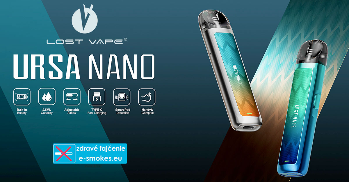 Lost Vape Ursa Nano Pod 800mAh Pacific Blue