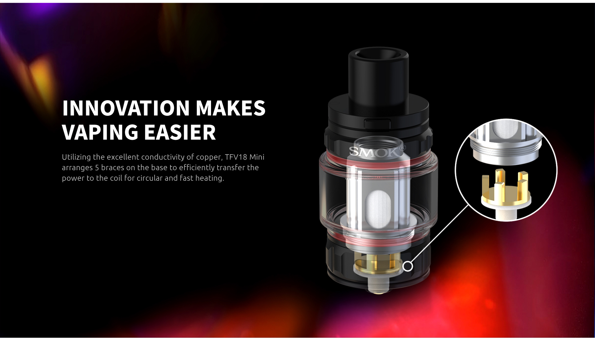 Smoktech TFV18 Mini Meshed 0,33ohm