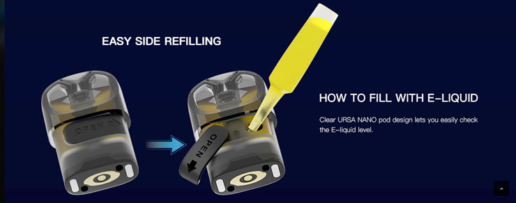 Lost Vape Ursa Nano Pod prázdna cartridge 2,5 ml