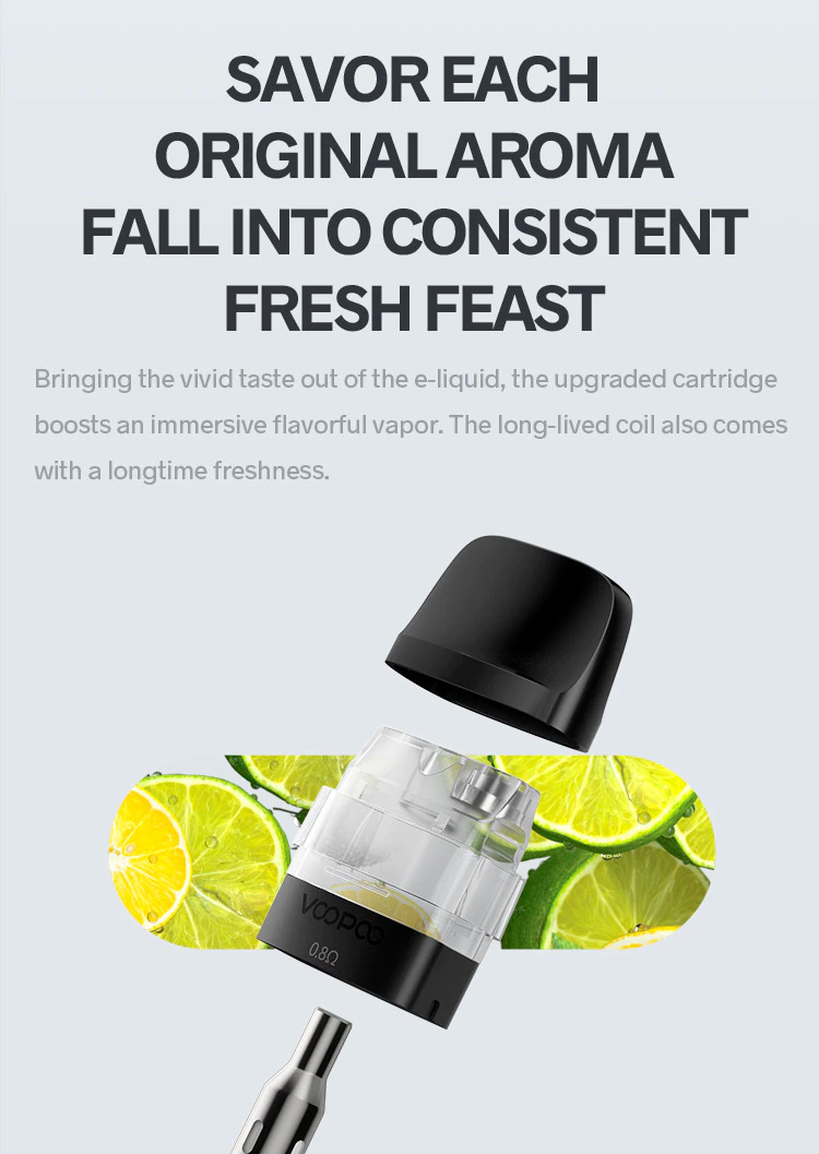 VOOPOO VINCI V2 POD cartridge 0,8 ohm 2ml 