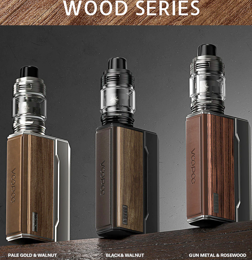 VOOPOO DRAG 4 177W Grip 5,5ml Full Kit Gun Metal Ocean Blue 