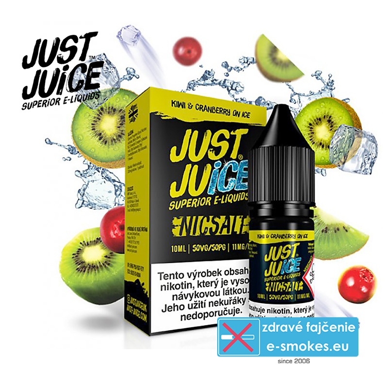 Just Juice Kiwi & Cranberry On Ice Salt 10 ml 20 mg