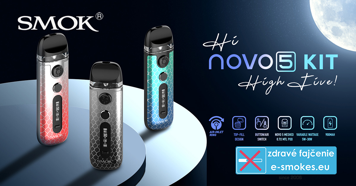 SMOK Novo 5 Pod sada 900mAh Green Blue Cobra 
