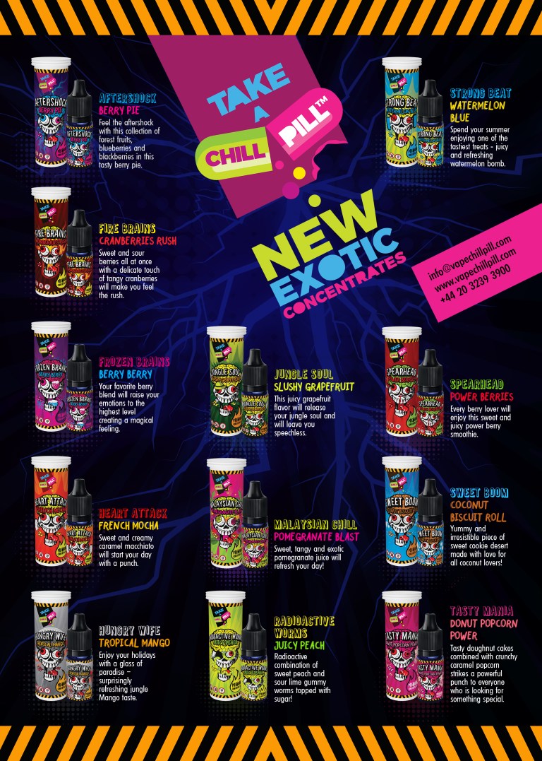 Chill Pill Shake & Vape Gummy Bears 12ml