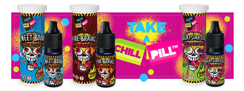 Chill Pill Shake & Vape Truly Strawberry and Kiwi 12ml