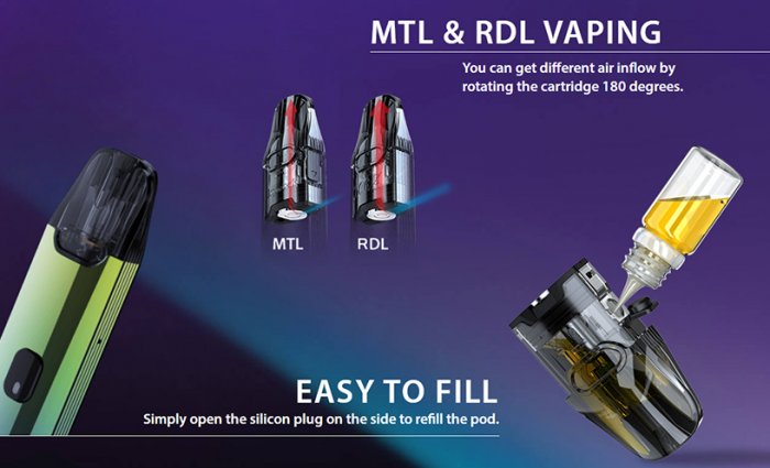 Joyetech EVIO C2 Pod elektronická cigareta 800 mAh Space Blue 1 ks