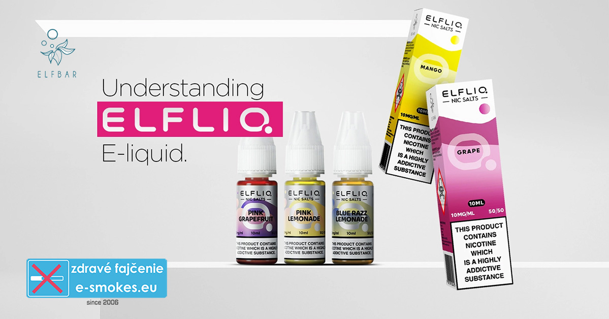 Liquid ELFLIQ Nic SALT Grape 10ml - 10mg