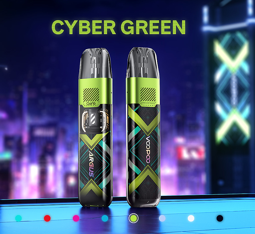VOOPOO ARGUS P1S POD elektronická cigareta 800mAh Cyber Black 1 ks