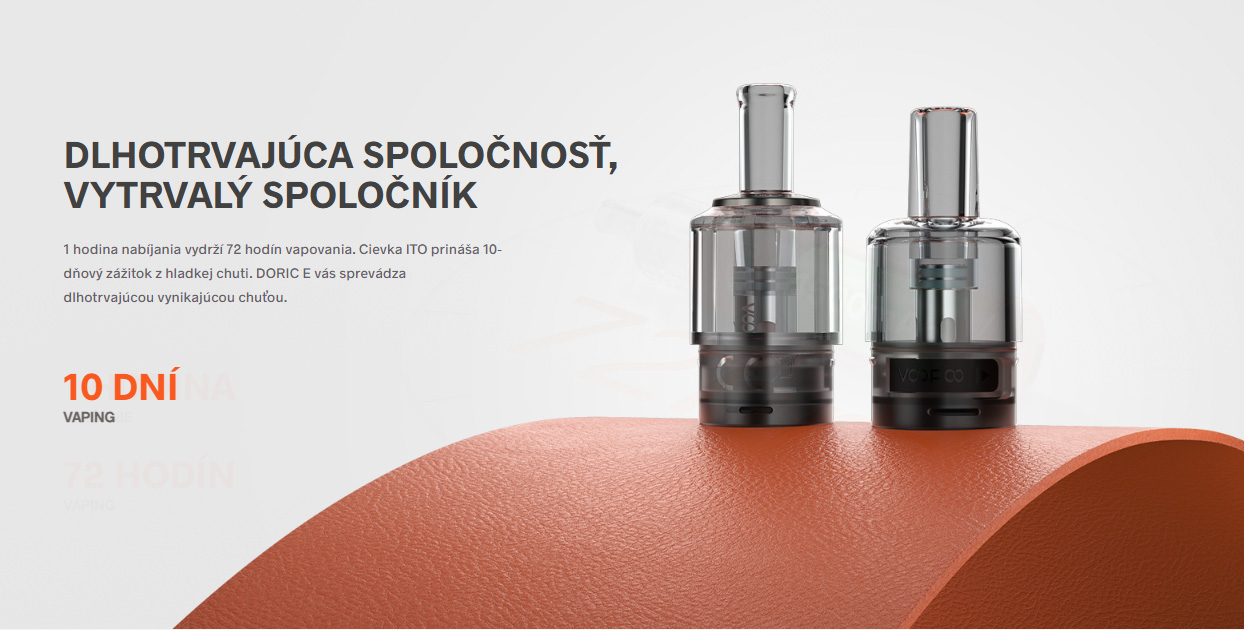 VOOPOO DORIC E Pod elektronická cigareta 1500mAh Orange 1ks