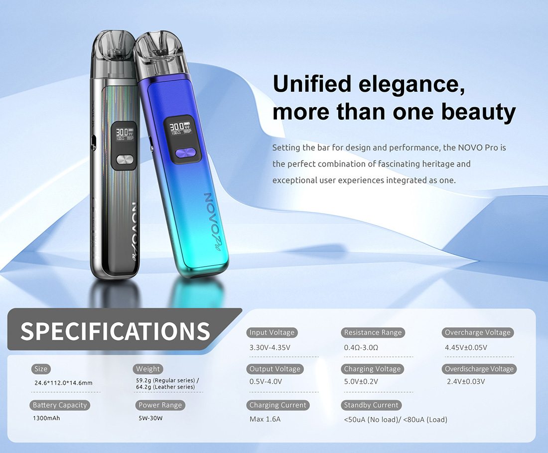 Smoktech NOVO Pro 1300mAh Cyan Blue 1ks