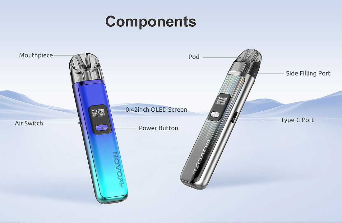 Smoktech NOVO Pro 1300mAh Purple Pink 1ks