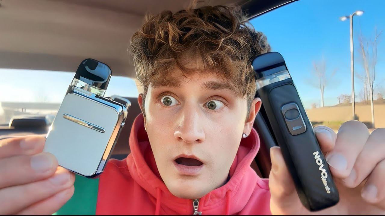 Smoktech NOVO MASTER 1000mAh Silver Carbon Fiber 1ks