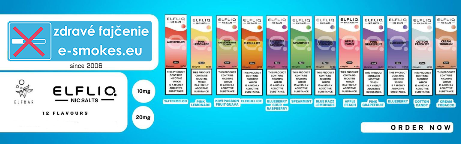 Liquid ELFLIQ Nic SALT Sour Apple 10ml - 10mg