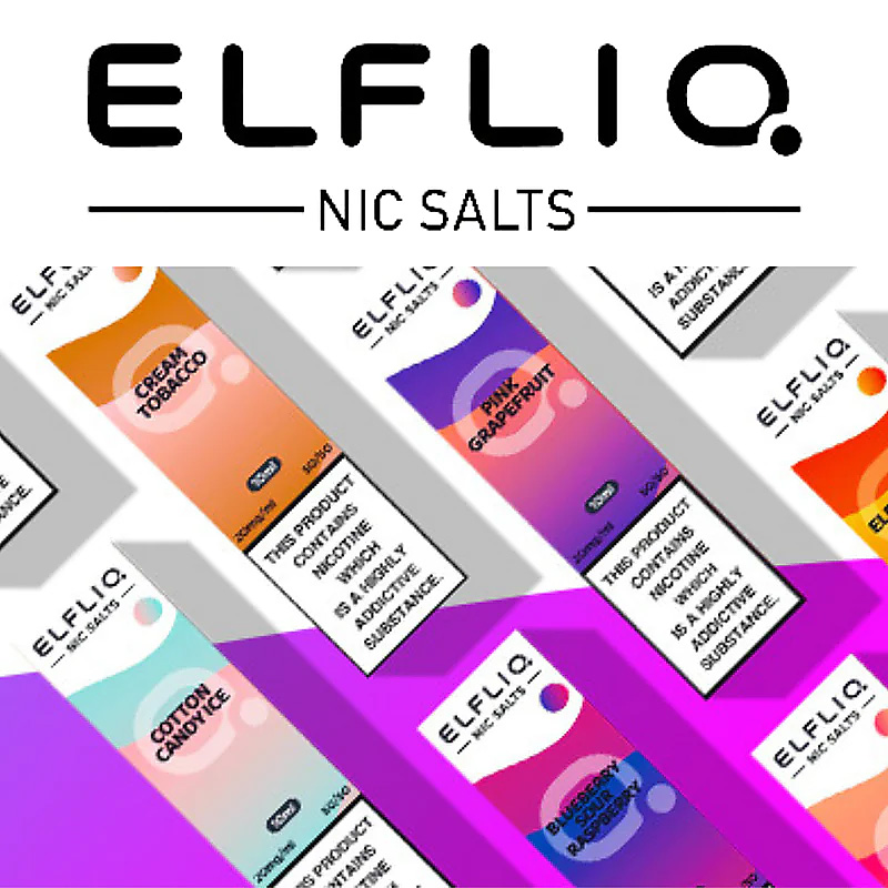 Liquid ELFLIQ Nic SALT Sour Apple 10ml - 10mg