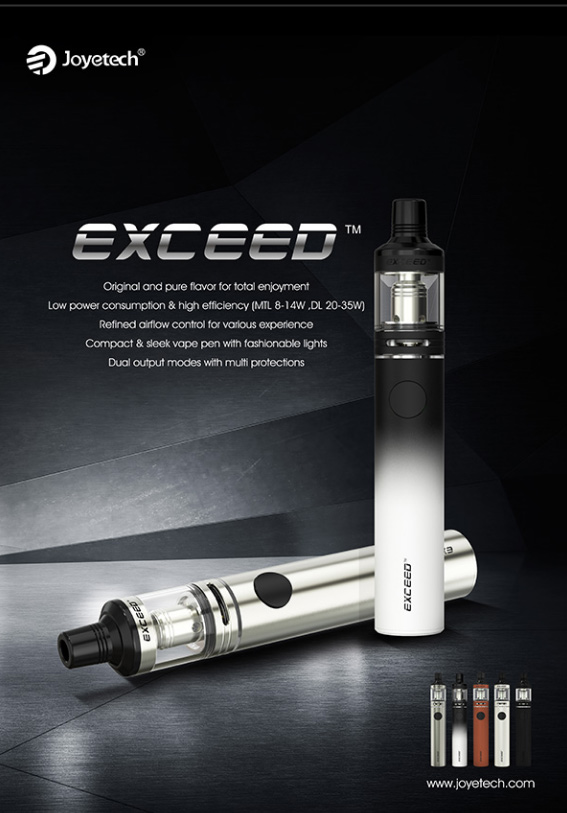 Joyetech Exceed D19 1500mAh - strieborná