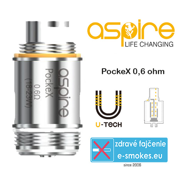 ASPIRE PockeX atomizér 1,2 ohm