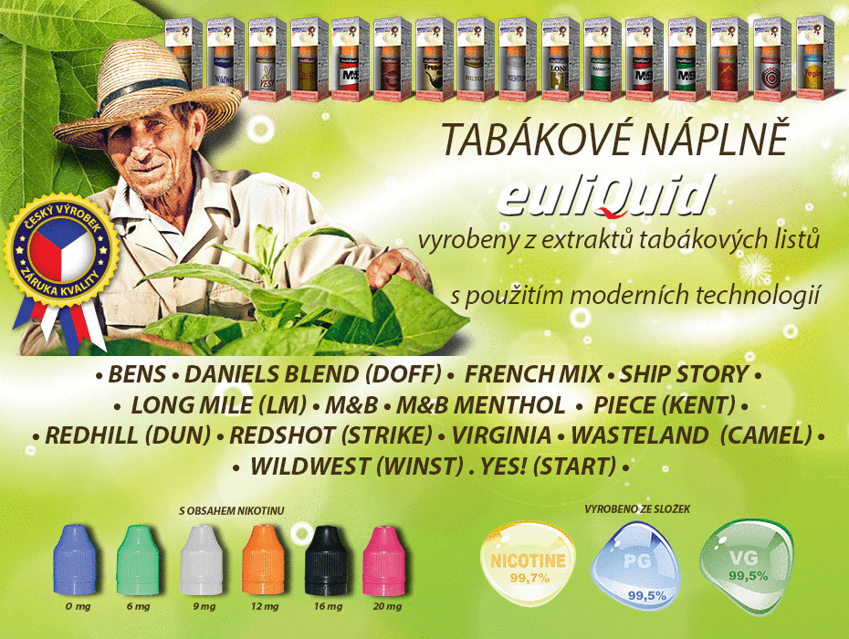 EULIQUID príchuť Piece Tabák 10ml 