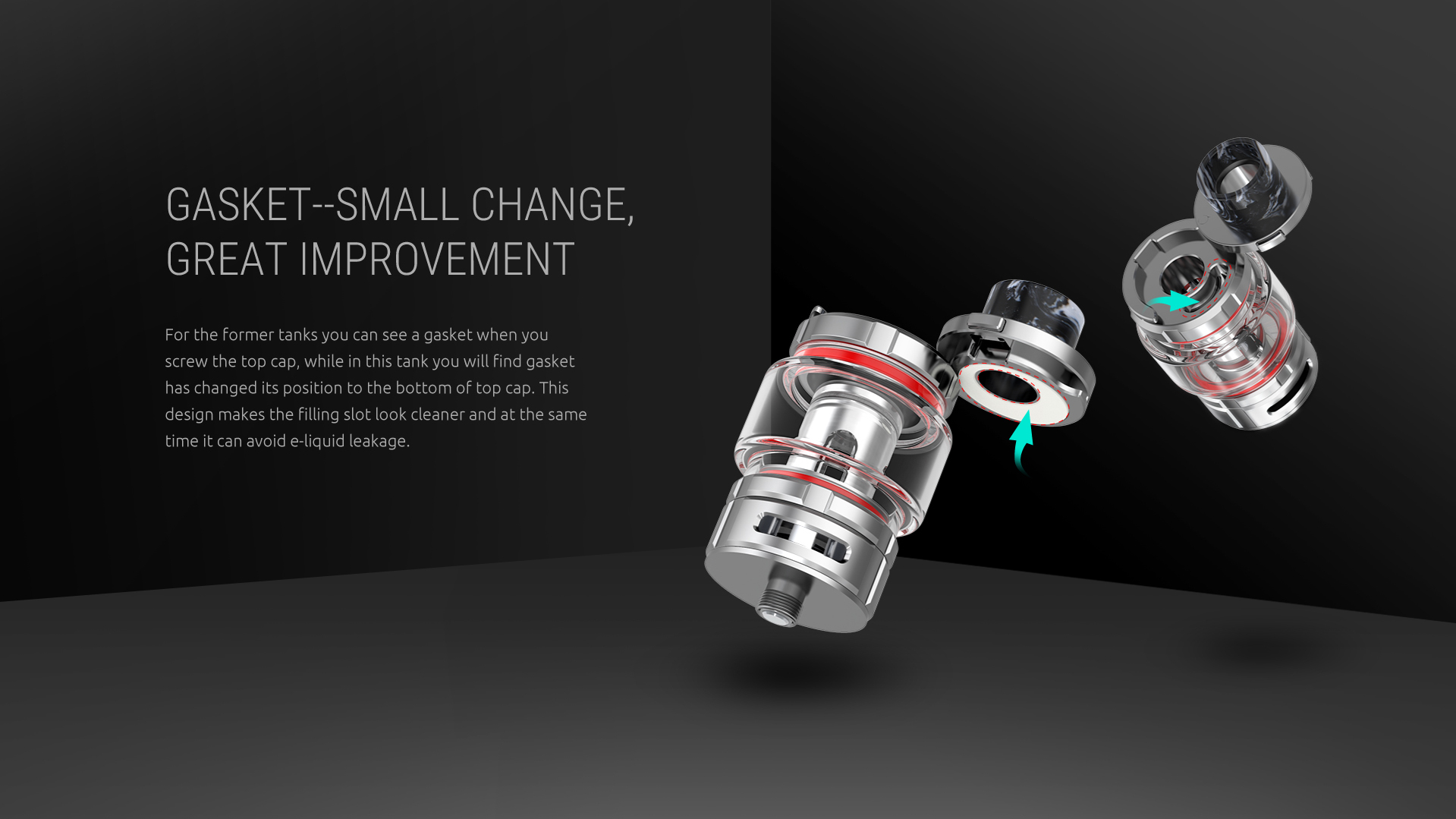 Smoktech TFV16 Tank clearomizér 9,0ml - čierny