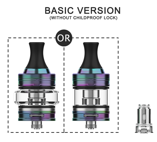 ELEAF clearomizér iJust mini 2 ml/3ml - Silver