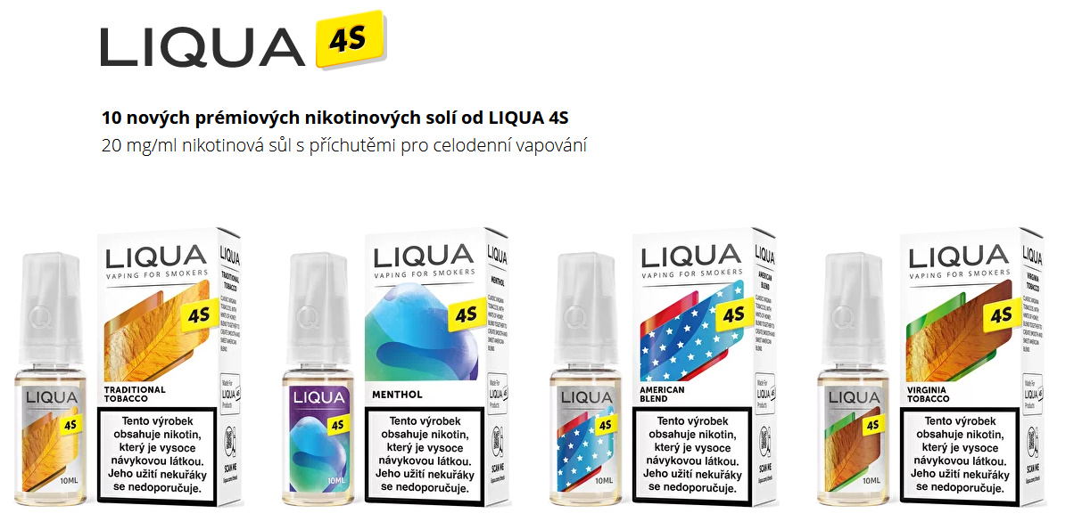LIQUA 4S Salt Virginia Tobacco 10ml 18mg