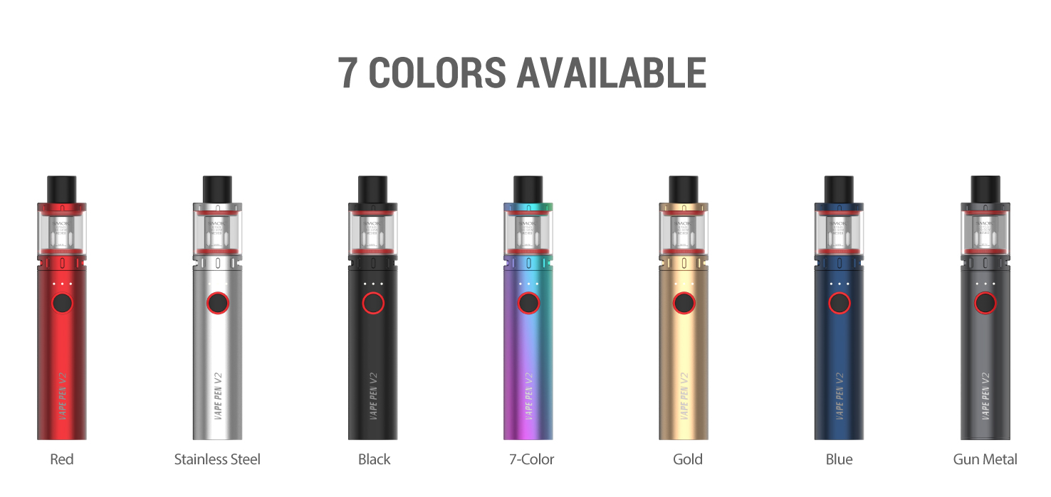 SmokTech VAPE PEN V2 1600mAh - 7Color