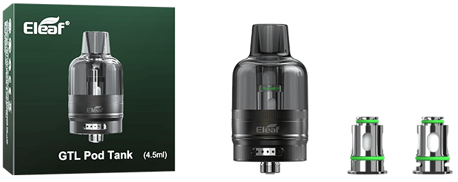 Eleaf clearomizér GTL Pod Tank 4,5ml Gunmetal