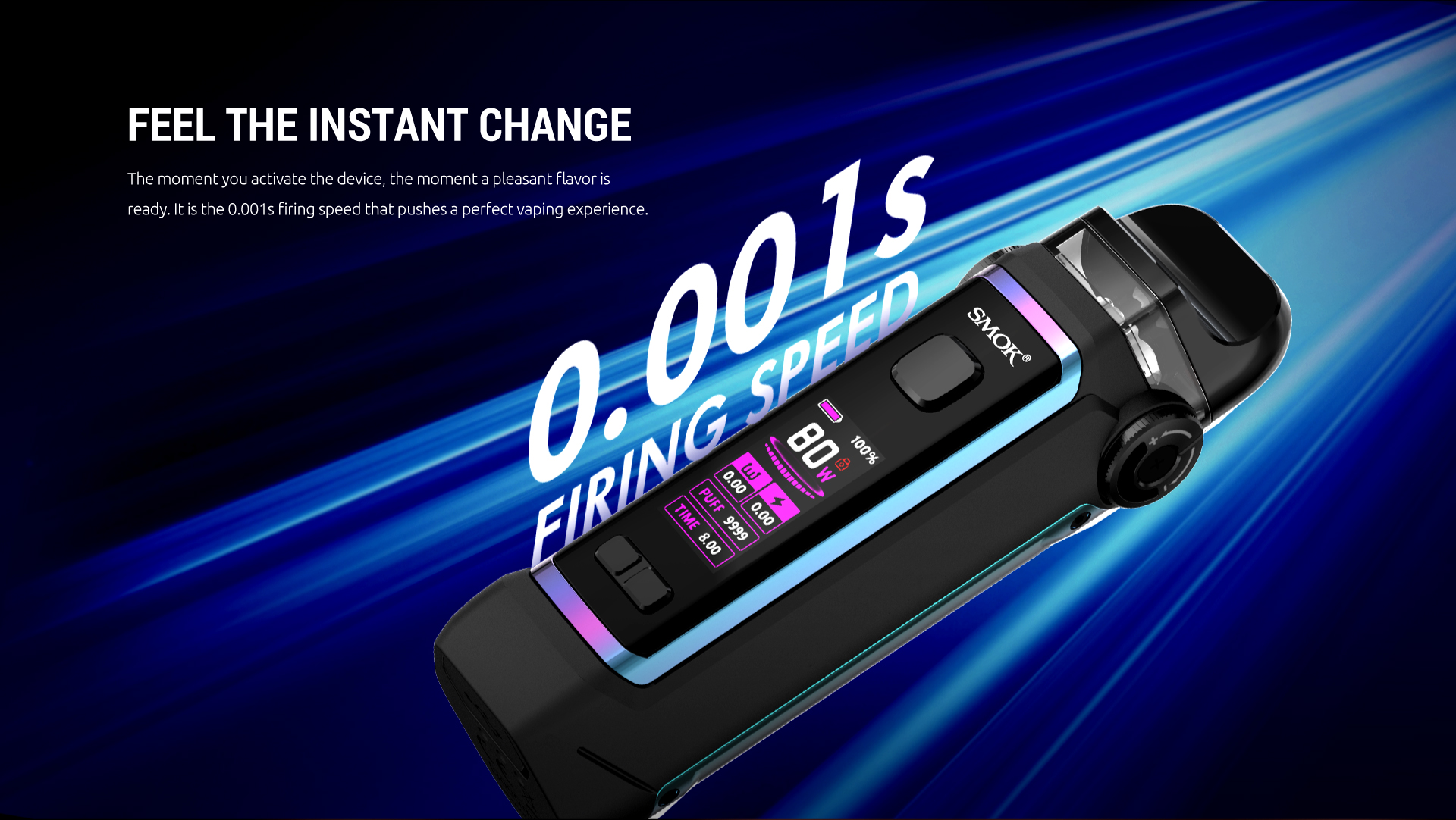 Smoktech Full Kit IPX 80 - Fluid Black Grey