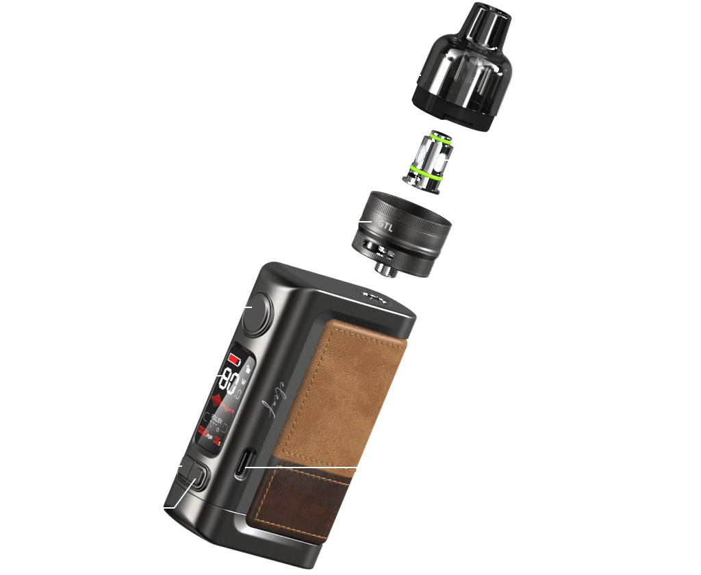 Grip iSmoka-Eleaf iStick Power 2 80W full Kit Black