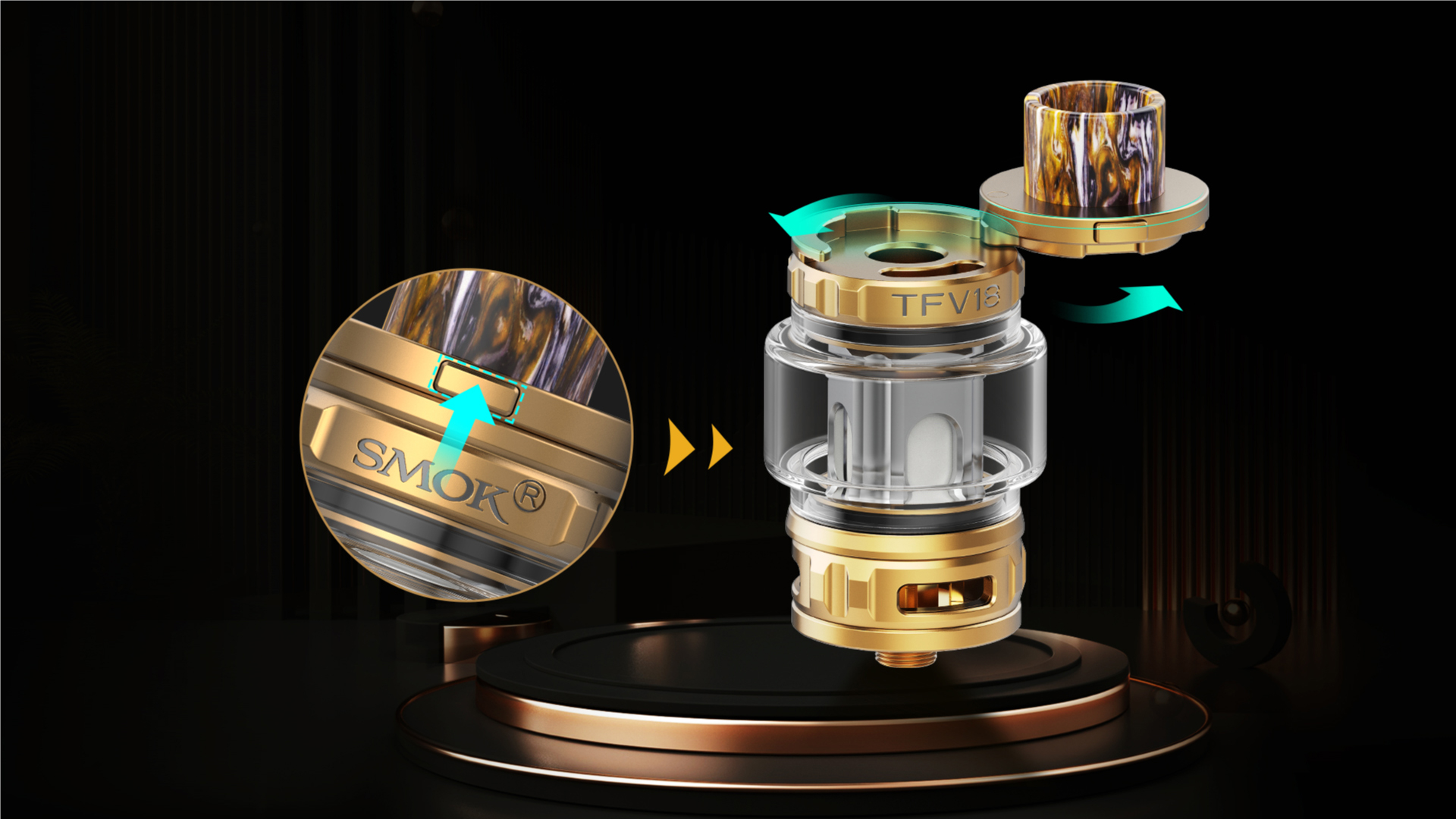 Smoktech žeraviaca hlava TFV18 Meshed - 0,33 ohm 