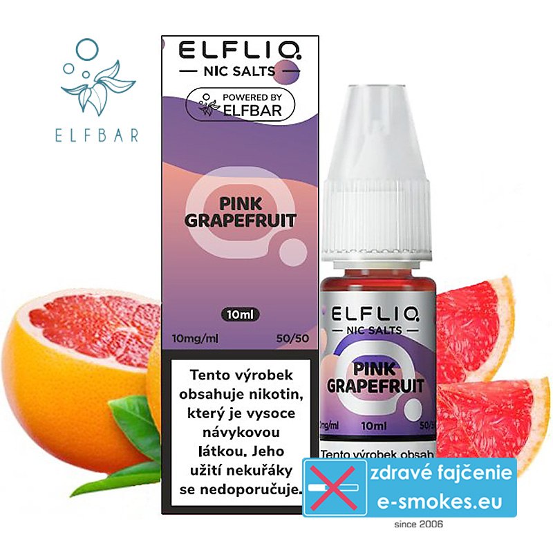 Liquid ELFLIQ Nic SALT Pink Grapefruit 10ml - 10mg