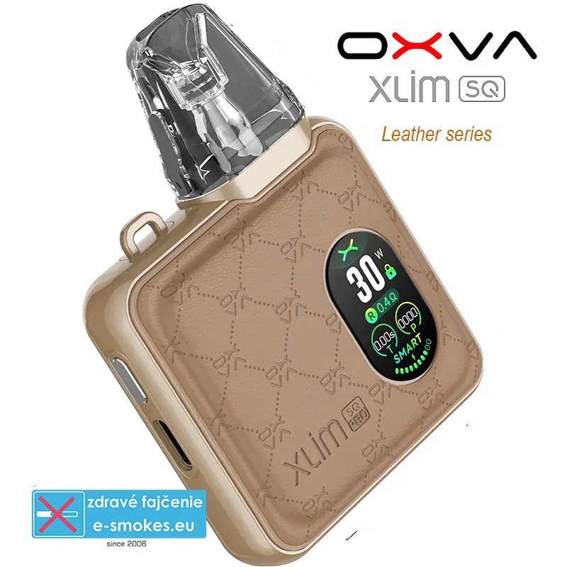 OXVA Xlim SQ Pro 1200mAh Brown Leather 1ks