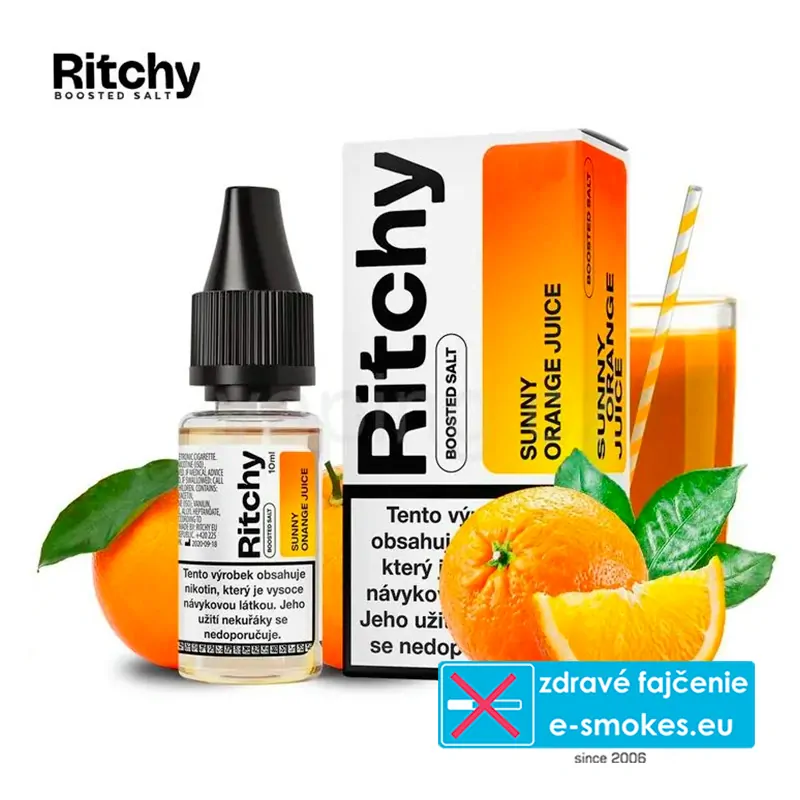 Ritchy Salt Sunny Orange Juice 10 ml 20 mg