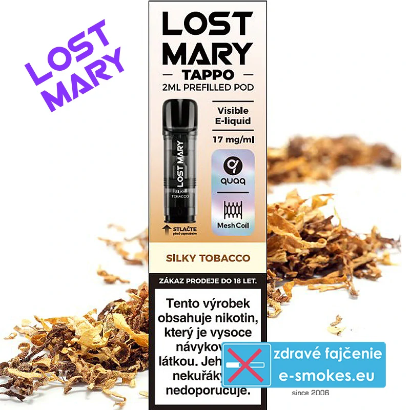 Elf Bar Lost Mary Tappo Cartridge Silky Tobacco 17 mg