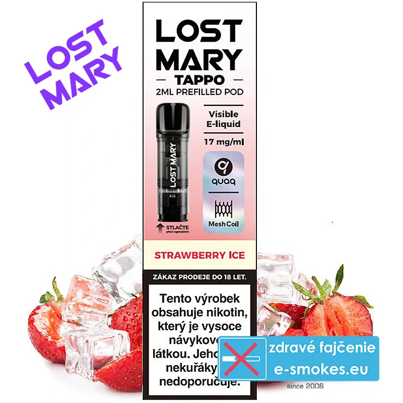 Elf Bar Lost Mary Tappo Cartridge Strawberry Ice 17 mg