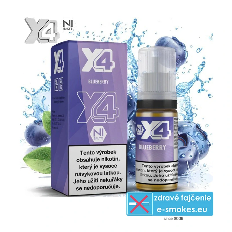 e-liquid X4 Bar Juice Blueberry 10ml 20mg