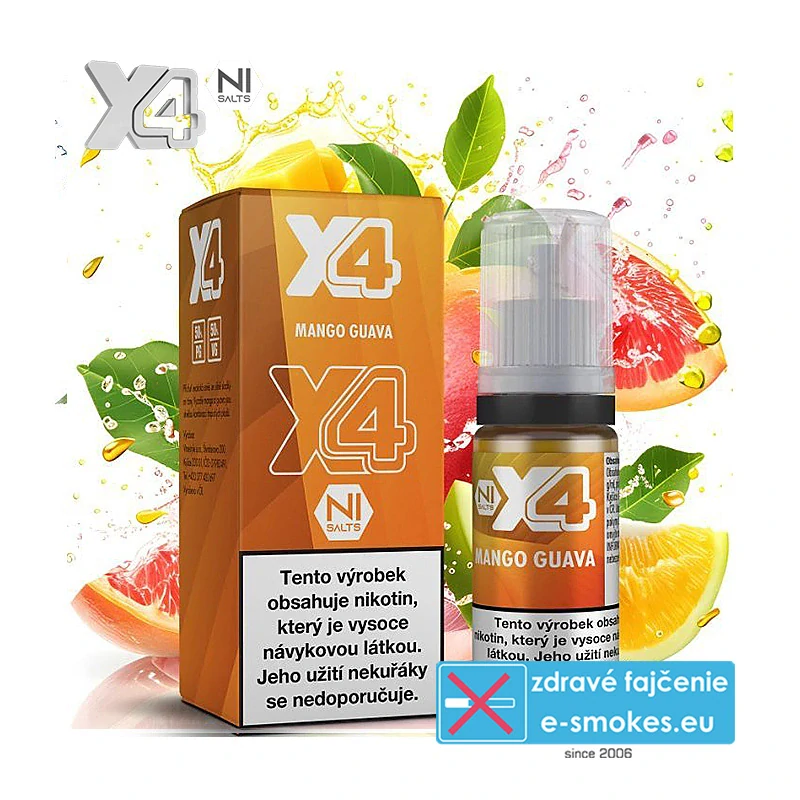 e-liquid X4 Bar Juice Mango Guava 10ml 20mg