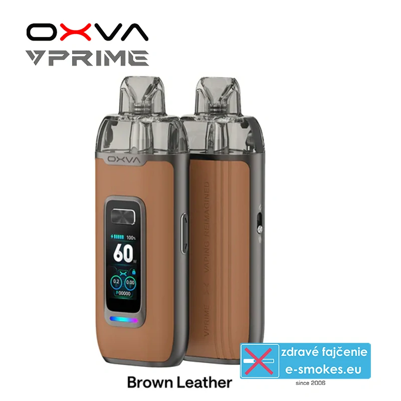 OXVA VPRIME POD kit 2600mAh Brown Leather