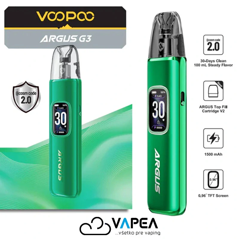 VOOPOO ARGUS G3 1500mAh Moss Green