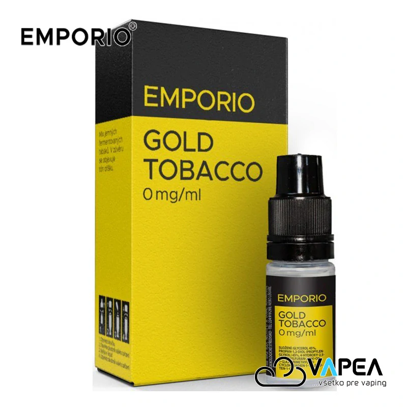 Liquid EMPORIO Gold Tobacco 10ml - 0mg