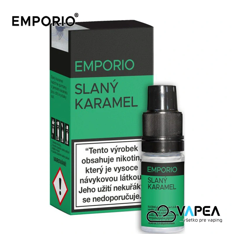 Liquid EMPORIO Salted Caramel (Slaný karamel) 10ml - 6mg