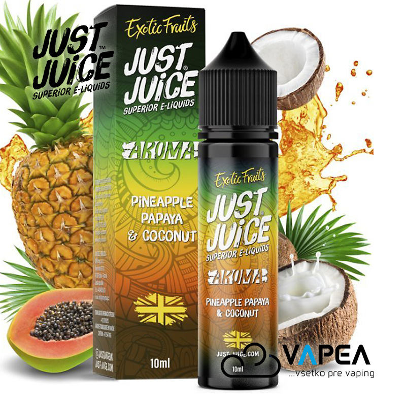Just Juice Shake & Vape Pineapple, Papaya & Coconut 10ml