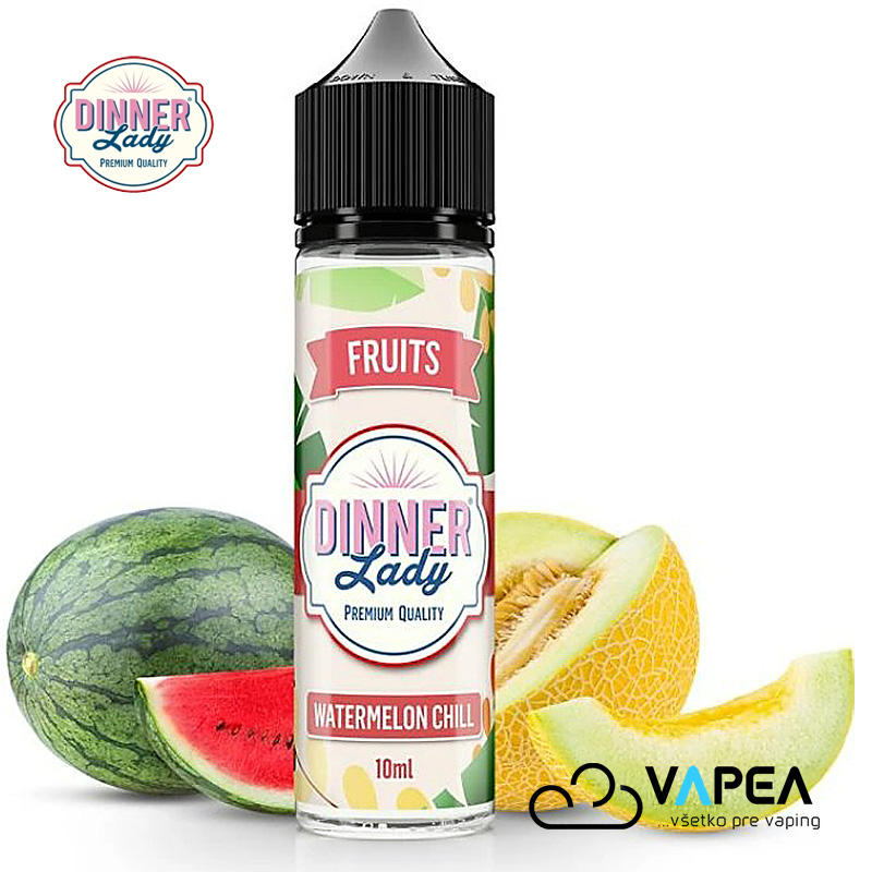 Dinner Lady S&V Fruits 10ml Watermelon Chill