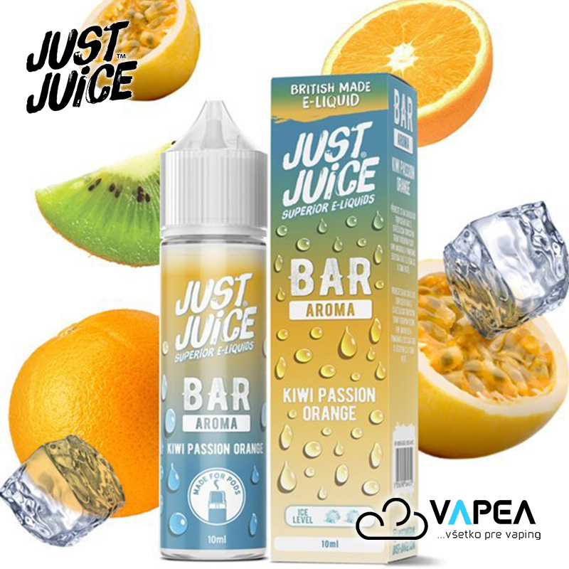 Just Juice Bar Range S&V 10ml Kiwi Passion Orange